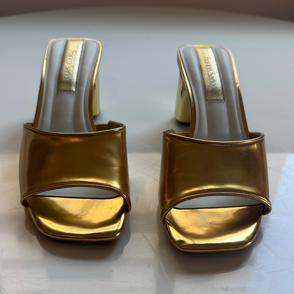Franco Sarto Gold Dress Sandal